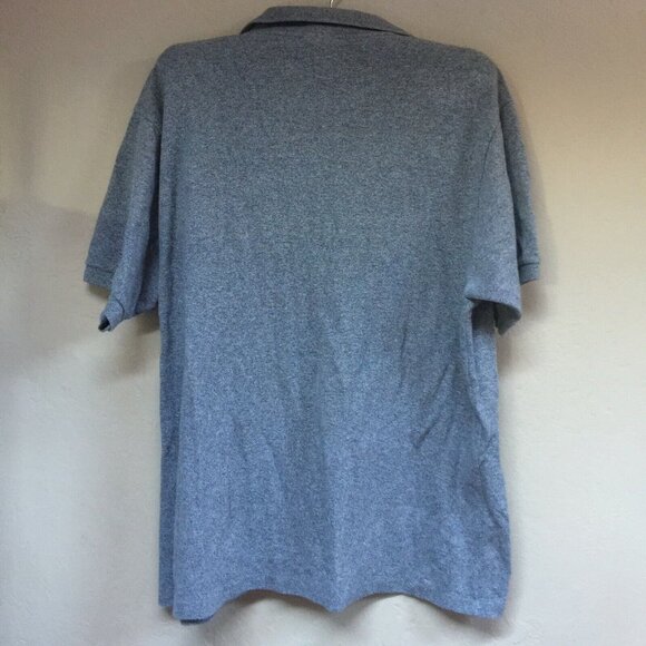 Lacoste Men's Heather Gray Short Sleeve Polo Shirt Size 7 Embroidered Croc Logo - Picture 2 of 5
